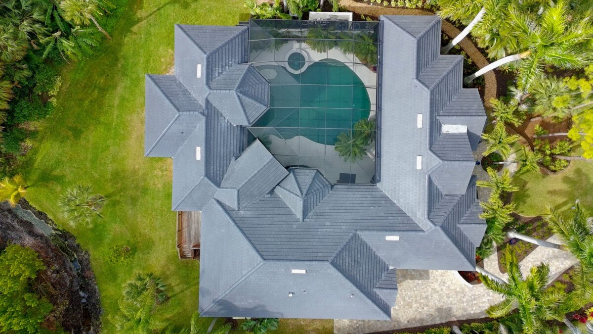 Concrete tile replacement International Roofing in Bonita Springs Florida